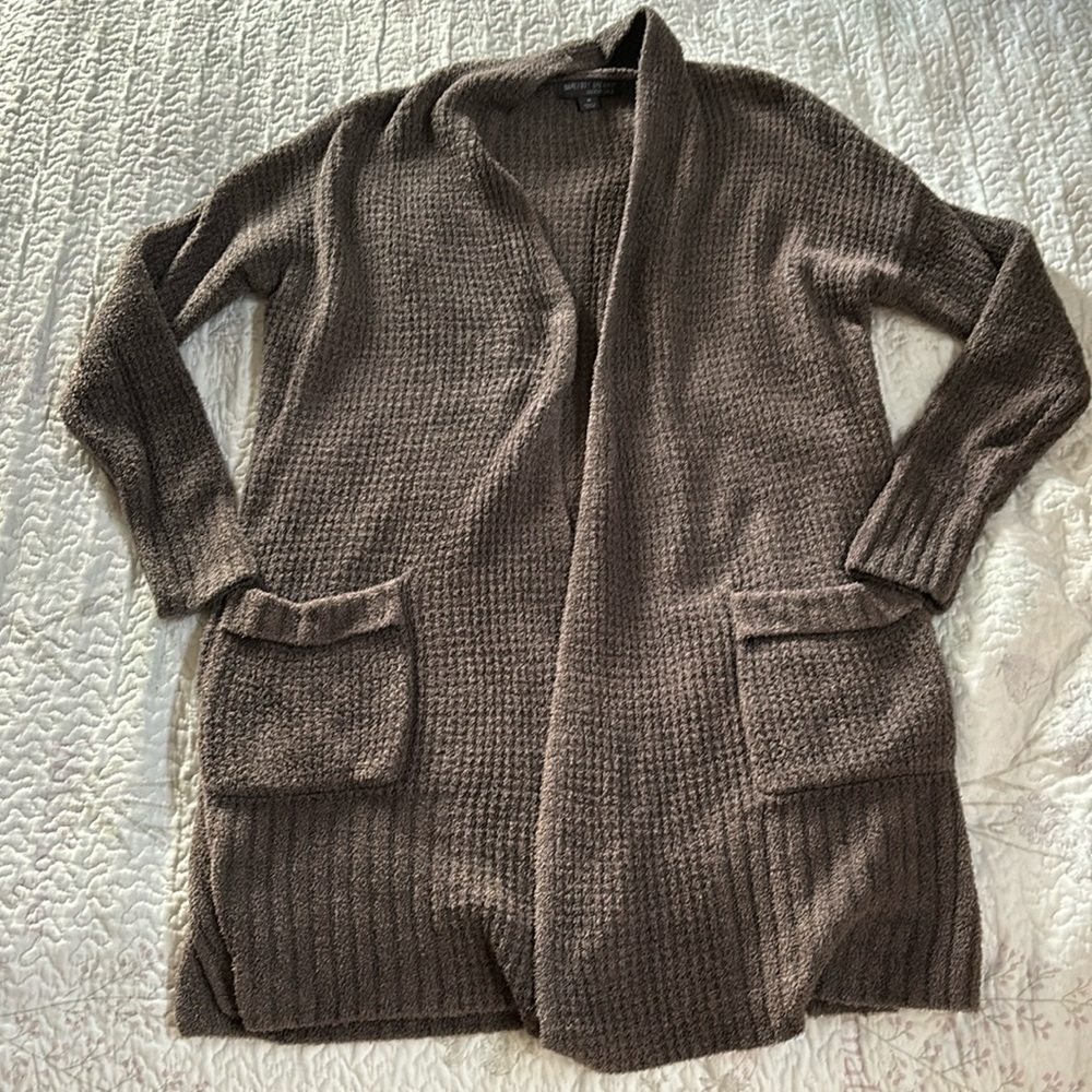 Women's Brown Knit Cardigan